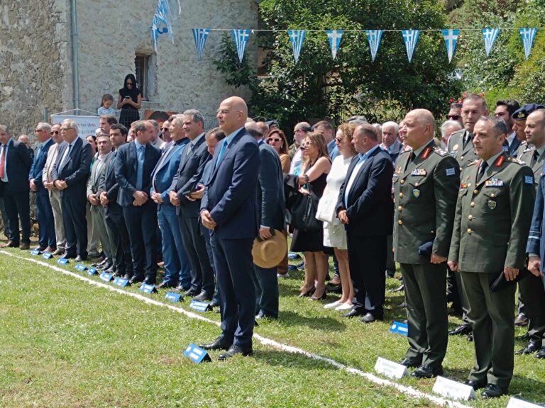 Μήνυμα Δένδια στην 221η επέτειο από το Ολοκαύτωμα του Κουγκίου: Η ελευθερία δε χαρίζεται, αλλά κατακτάται και διατηρείται με αγώνες
