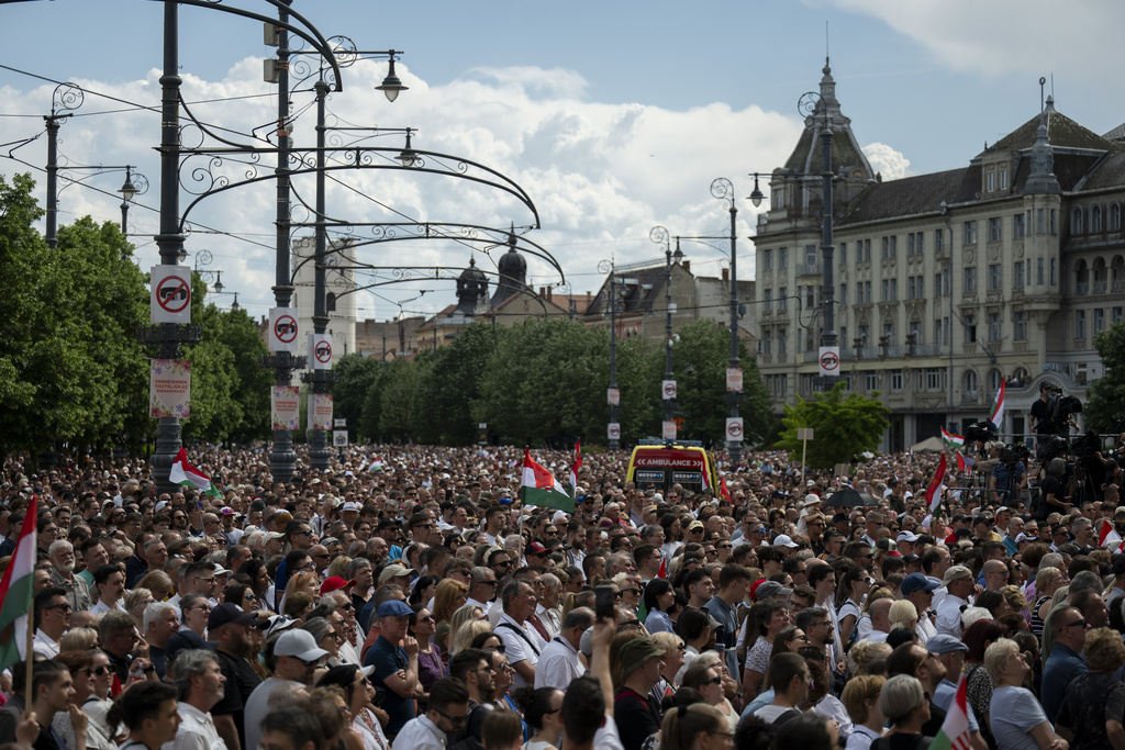 Hungary Opposition Demonstration