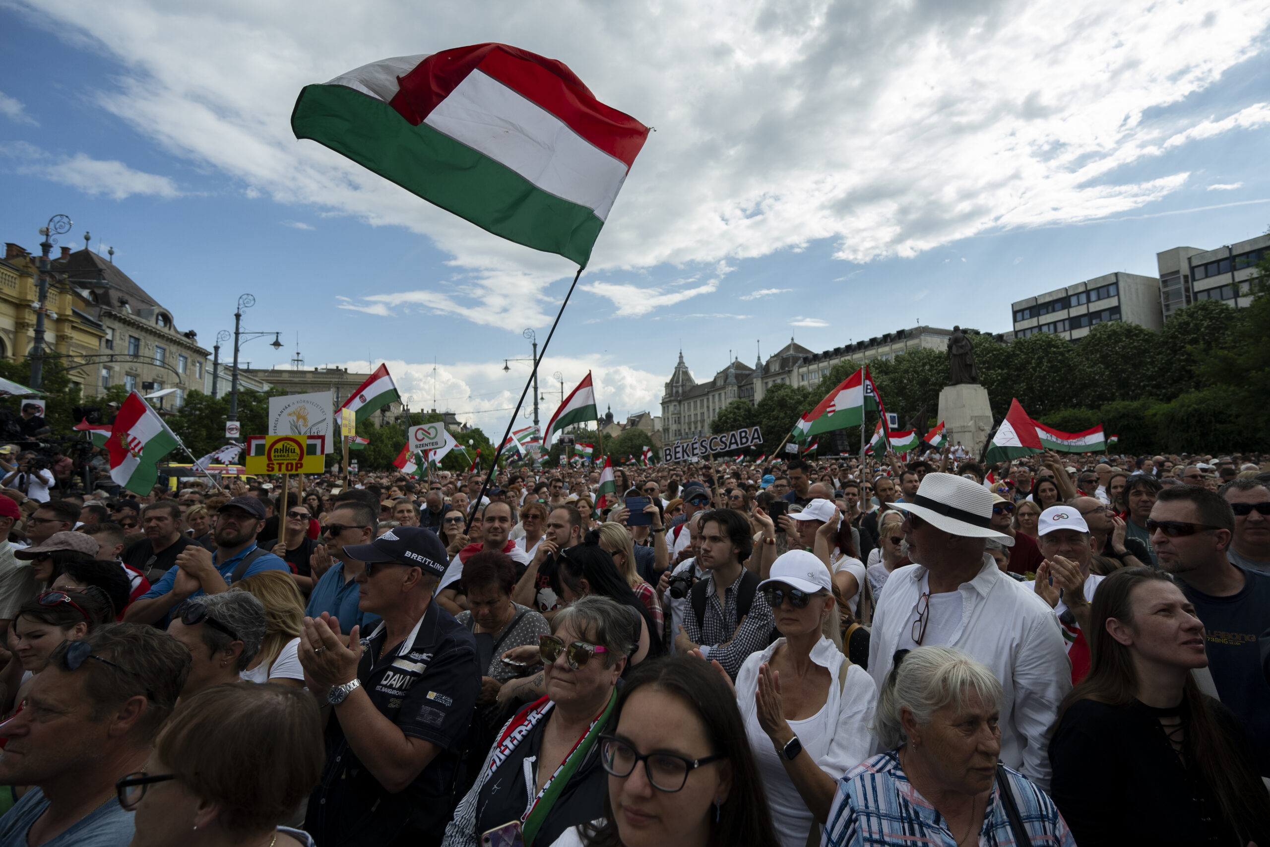 Hungary Opposition Demonstration