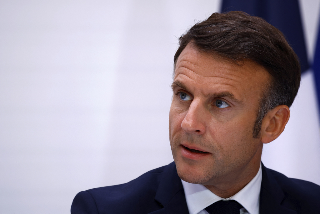 France's Macron meets China's Xi at the Elysee Palace in Paris