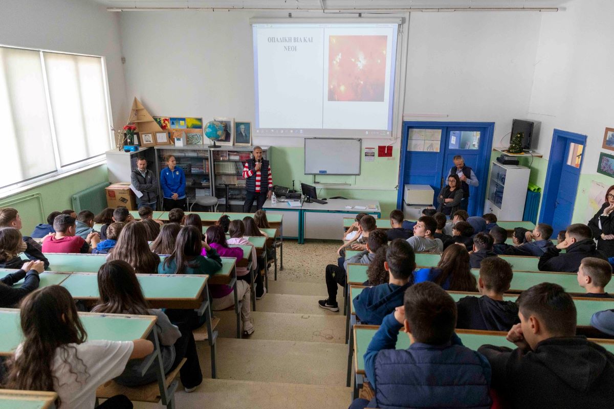 Ημερίδα για την οπαδική βία στο 3ο Γυμνάσιο Τρίπολης