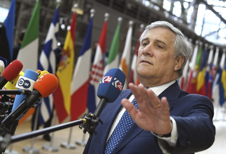 Α. Ταγιάνι: Δεν θα στείλουμε ούτε έναν Ιταλό στρατιώτη να πολεμήσει στην Ουκρανία- Δεν είμαστε σε πόλεμο με τη Ρωσία