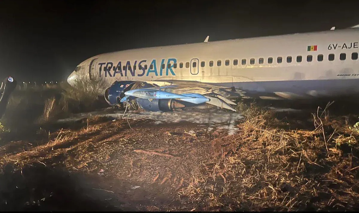 Σενεγάλη: Εκτροπή αεροσκάφους κατά την τροχοδρόμηση απογείωσης με 11 τραυματίες
