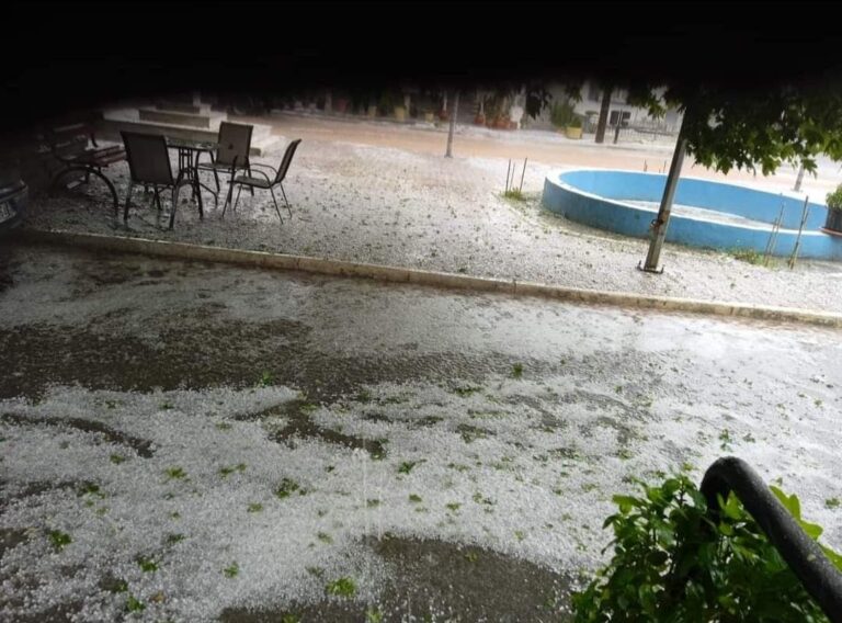Αμύνταιο: Καταστροφές σε καλλιέργειες από χαλάζι και βροχή (video)