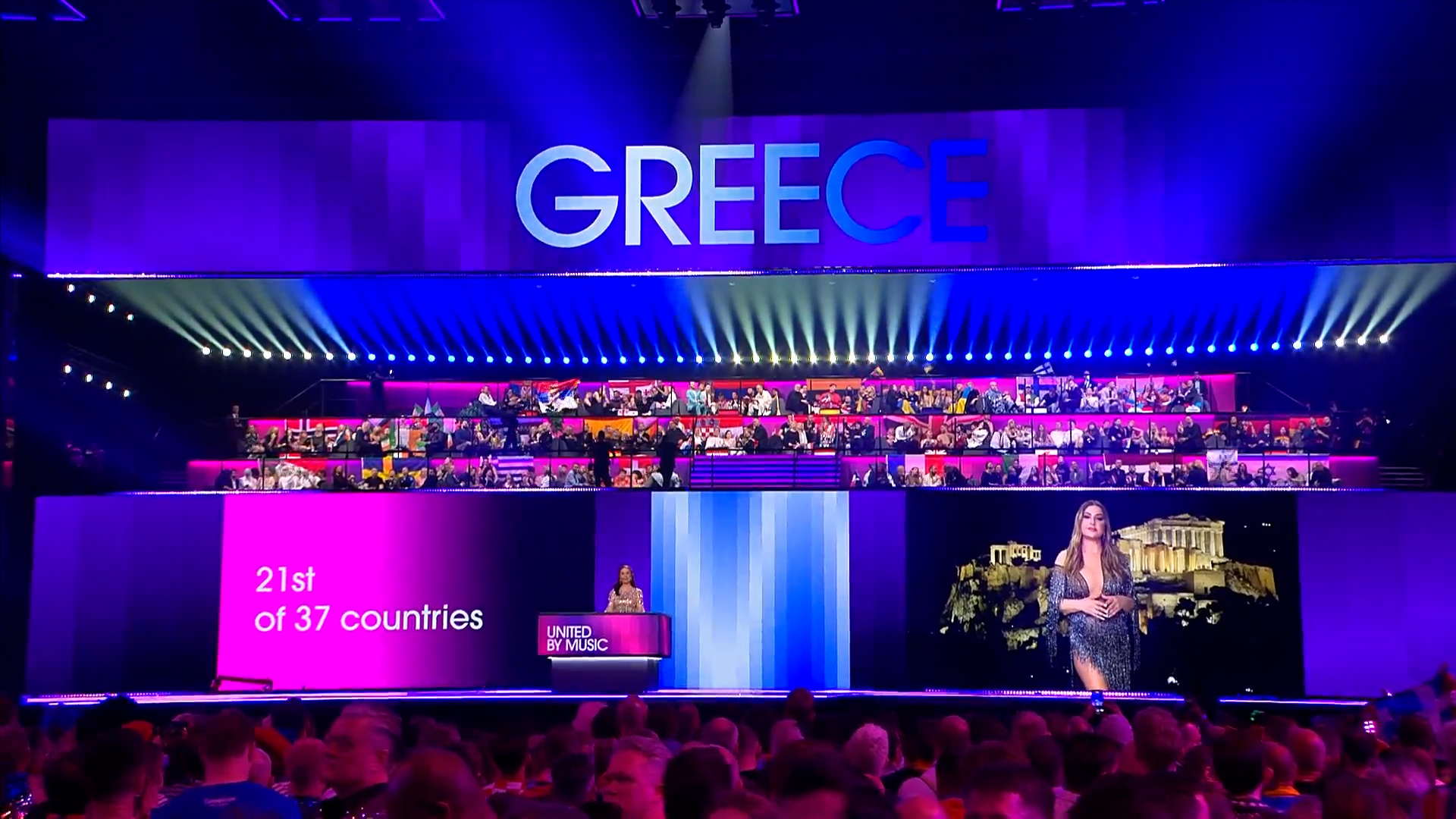 Eurovision 2024 – Βίντεο: Η Έλενα Παπαρίζου έδωσε το 12άρι της Ελλάδας