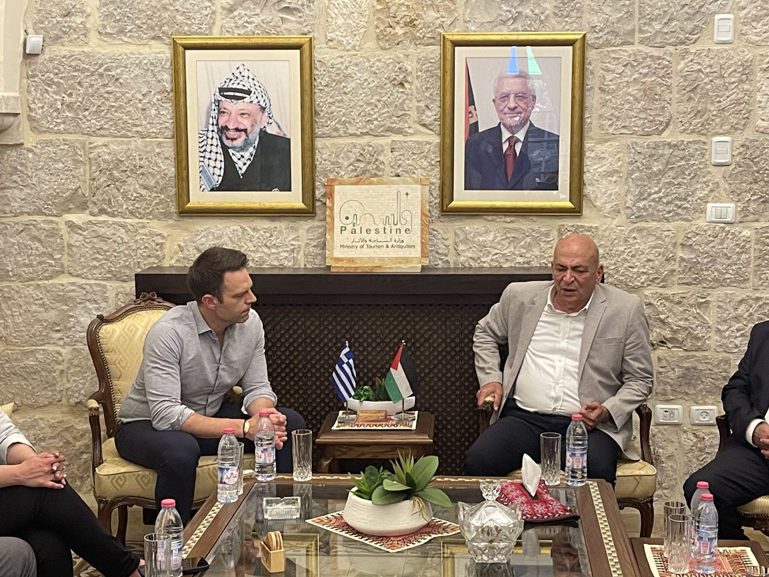 Στη Βηθλεέμ ο Στ. Κασσελάκης – Συνάντηση με τον υπουργό Τουρισμού της Παλαιστινιακής Αρχής