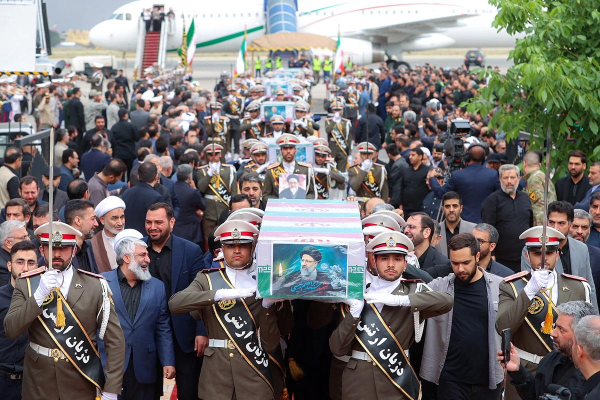 Ιράν: Ο παλαιστινιακός λαός  θα συνεχίσει να αντιστέκεται μέχρι να απελευθερώσουμε όλη τη γη μας δηλώνει ο Ι. Χανίγια στην κηδεία του Ε. Ραΐσι