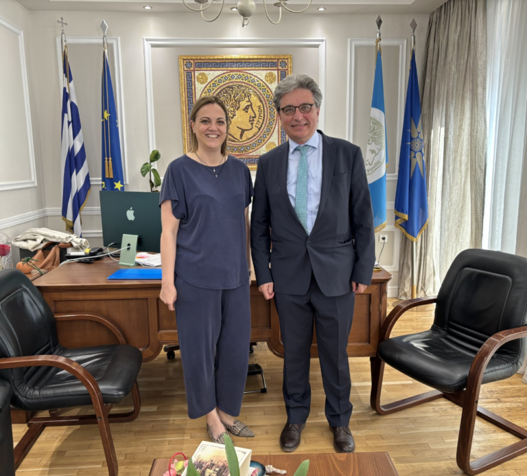 Συνάντηση της Δημάρχου Σερρών με τον Ειδικό Σύμβουλο του Πρωθυπουργού για θέματα Εκπαιδευτικής Πολιτικής