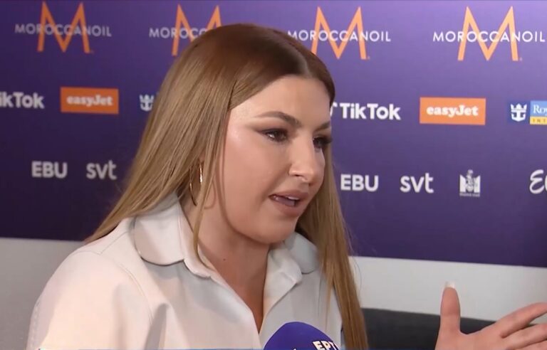 Έλενα Παπαρίζου στo ΕΡΤNews: Απολαμβάνω αυτό που ζω τώρα στη Eurovision