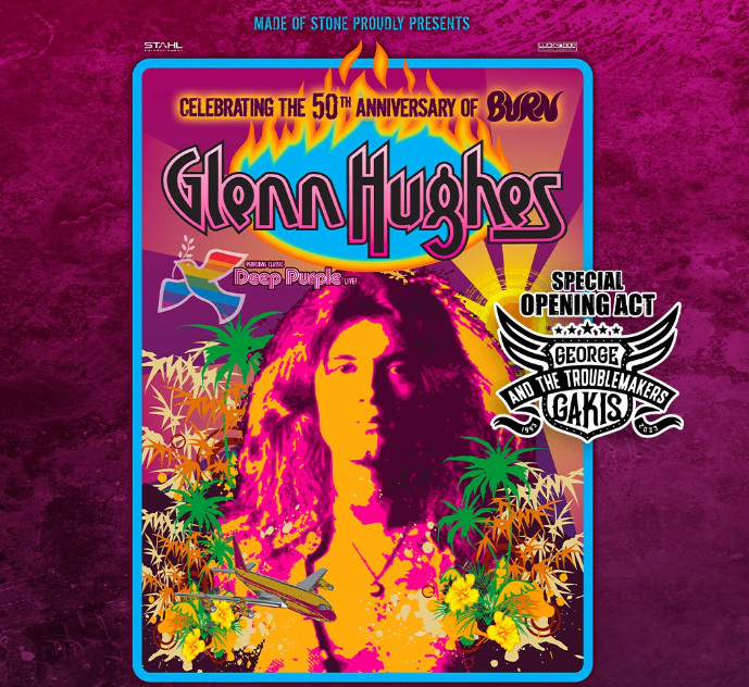 O Glenn Hughes παρουσιάζει το άλμπουμ “Burn” των Deep Purple σε Αθήνα και Θεσσαλονίκη