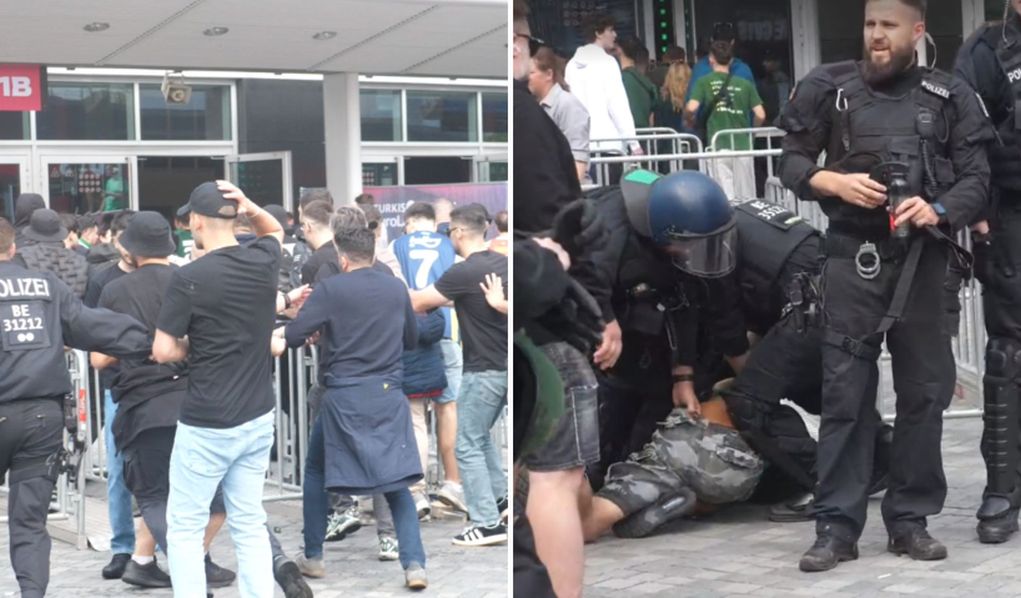 Ανακοίνωση της γερμανικής αστυνομίας για τις συμπλοκές οπαδών με πυροτεχνήματα και μπουκάλια έξω από την Uber Arena