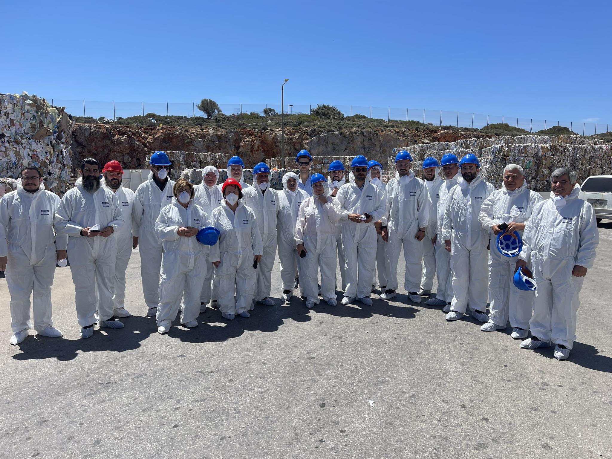 Χανιά: Επίσκεψη στο Εργοστάσιο ανακύκλωσης της ΔΕΔΙΣΑ από αντιδημάρχους και δημοτικούς συμβούλους