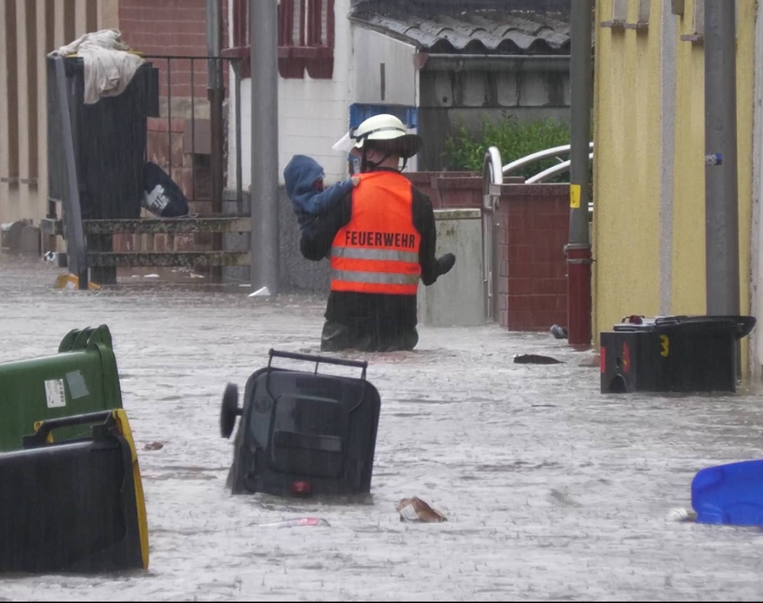 Europe – Floods: A huge lake on the French-German borders, Belgium, Italy and the Netherlands