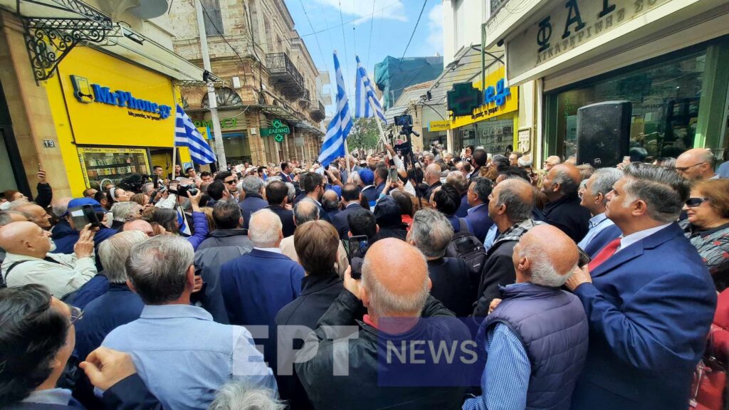 Χίος: Να μην αντιμετωπίσουν με αδιαφορία τις ευρωεκλογές κάλεσε τους πολίτες ο Κυριάκος Μητσοτάκης