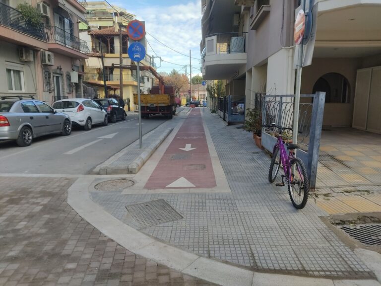 Δήμος Λαρισαίων: Kυκλοφοριακές ρυθμίσεις στην Ηρ. Πολυτεχνείου για το δίκτυο πεζοδρόμων – ποδηλατοδρόμων