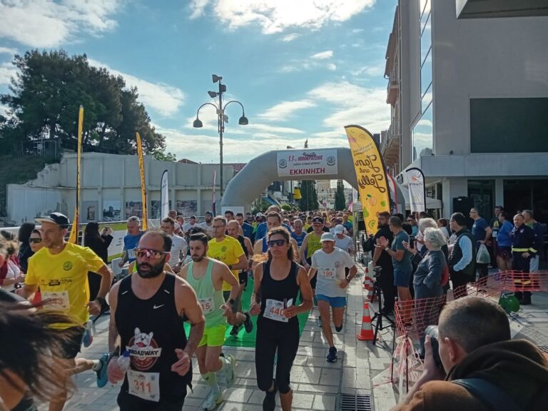 Μεγάλη συμμετοχή στον 13ο Ιπποκράτειο Λαϊκό Αγώνα Δρόμου Λάρισας