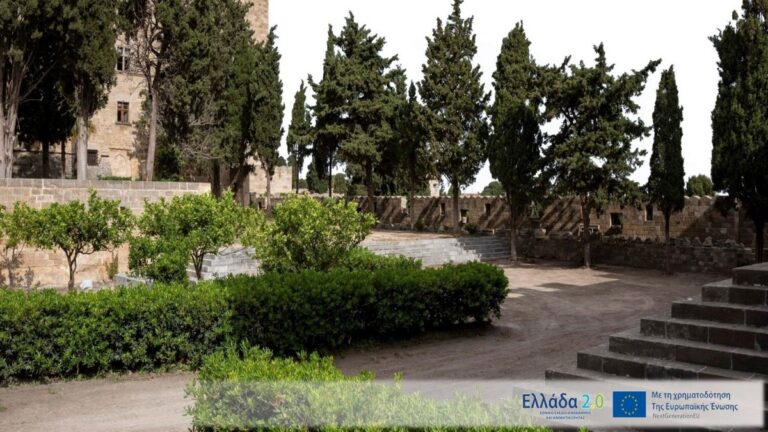 Ρόδος: Στο κοινό αποδίδεται ο Kήπος του Παλατιού του Μεγάλου Μαγίστρου