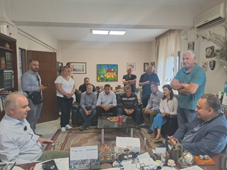 Στα Τέμπη ο Υφ. Αγροτικής Ανάπτυξης Στ. Κελέτσης