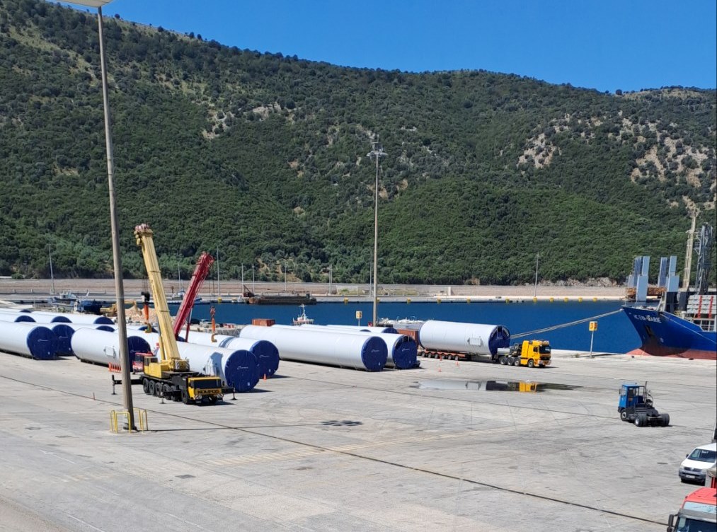 Ανεμογεννήτριες μεταφορά