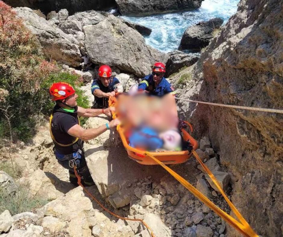 Τραυματισμός 45χρονης τουρίστριας σε δύσβατο μονοπάτι στους Έρμονες Κέρκυρας