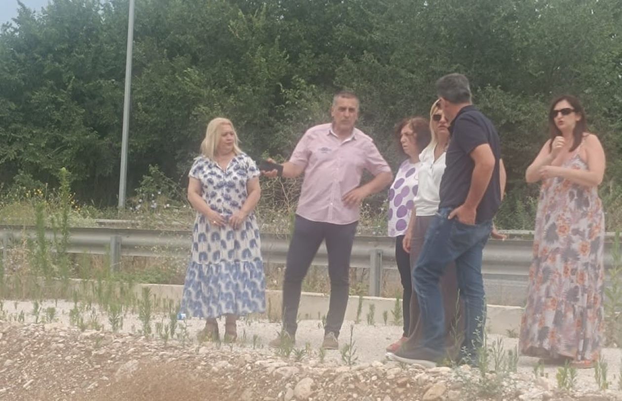 Αυτοψία Δ. Κουρέτα σε οδικά έργα με χρηματοδότηση απο το ΕΣΠΑ Θεσσαλίας
