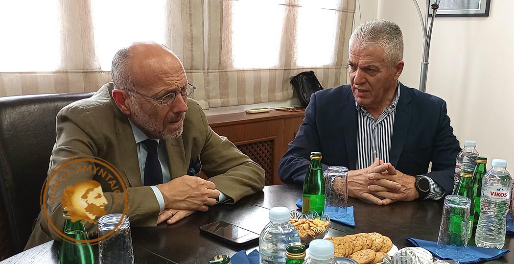 Αμύνταιο: Επίσκεψη του υφυπουργού Υγείας Δημ. Βαρτζόπουλου στον Δήμο