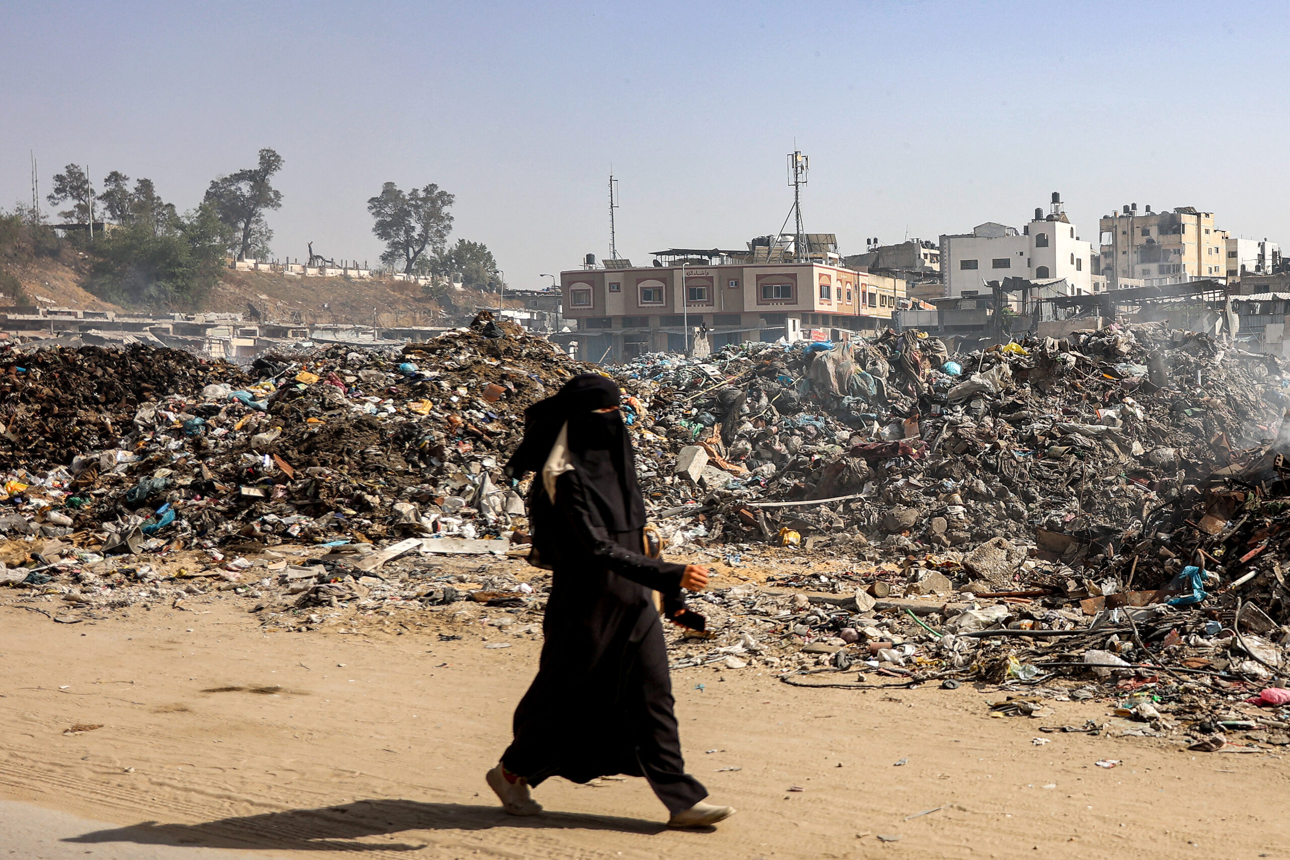 PALESTINIAN-ISRAEL-CONFLICT-ENVIRONMENT-POLLUTION-WASTE