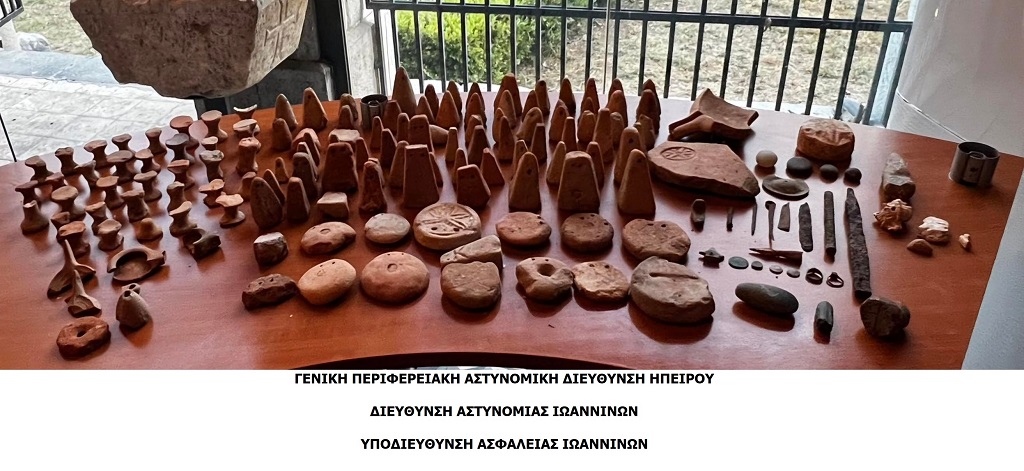 Σύλληψη δύο ατόμων για παραβάσεις αρχαιοτήτων και όπλων από την Ασφάλεια Ιωαννίνων