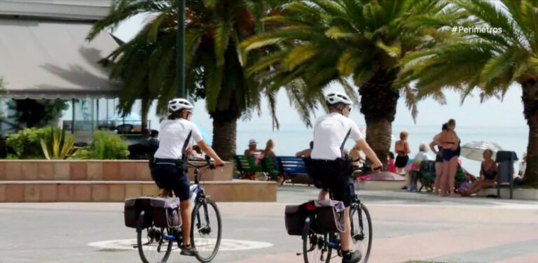 Αστυνομικοί – ποδηλάτες  σε περιπολίες στις παραλίες της Πιερίας
