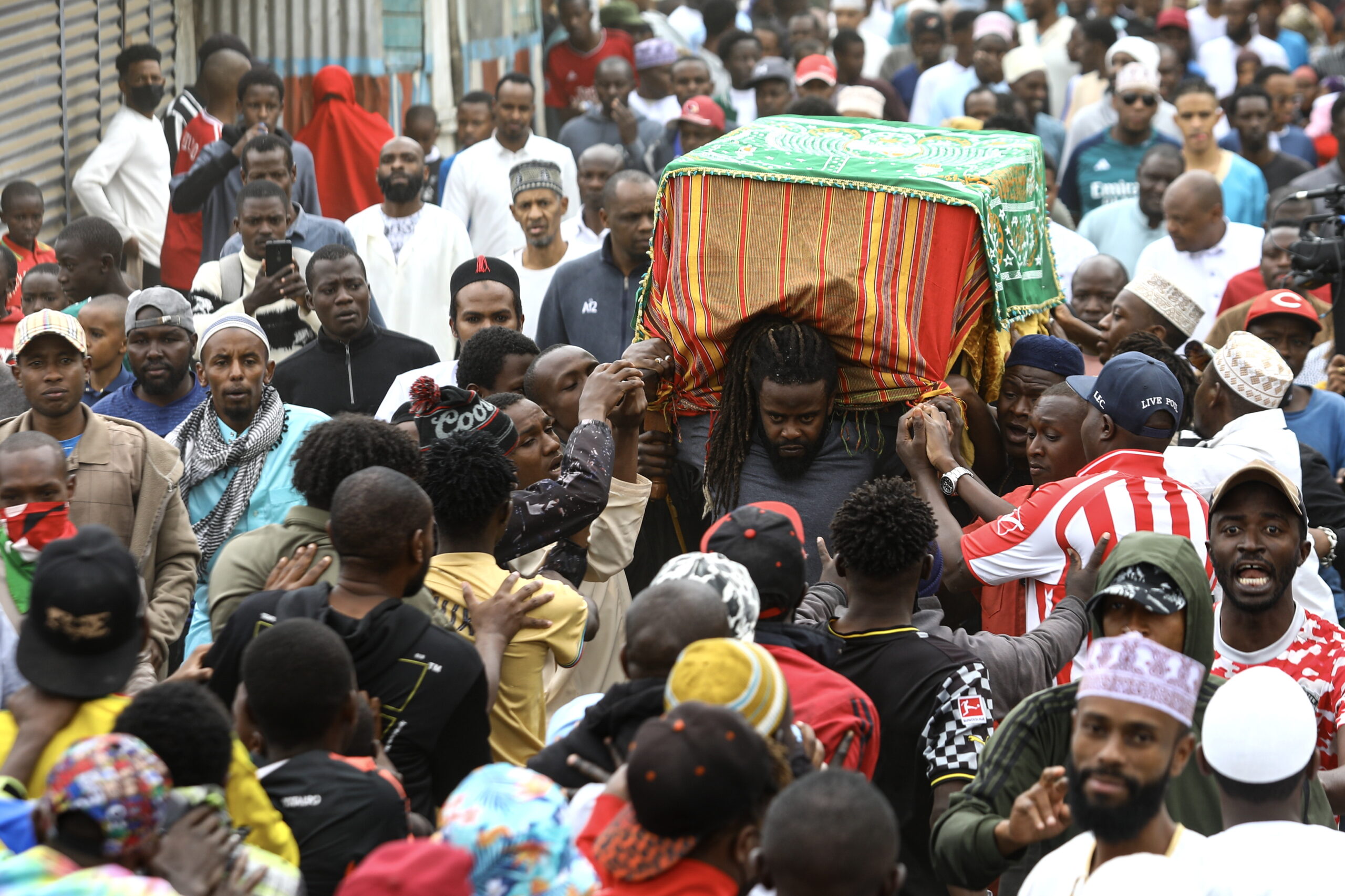 Funeral for 19-year-old victim of police shootings during deadly protests in Nairobi