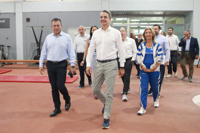 Επίσκεψη Μητσοτάκη στο ΟΑΚΑ: Χαίρομαι για την αναβάθμιση όλων των αθλητικών υποδομών – Έχουμε κι άλλα να κάνουμε