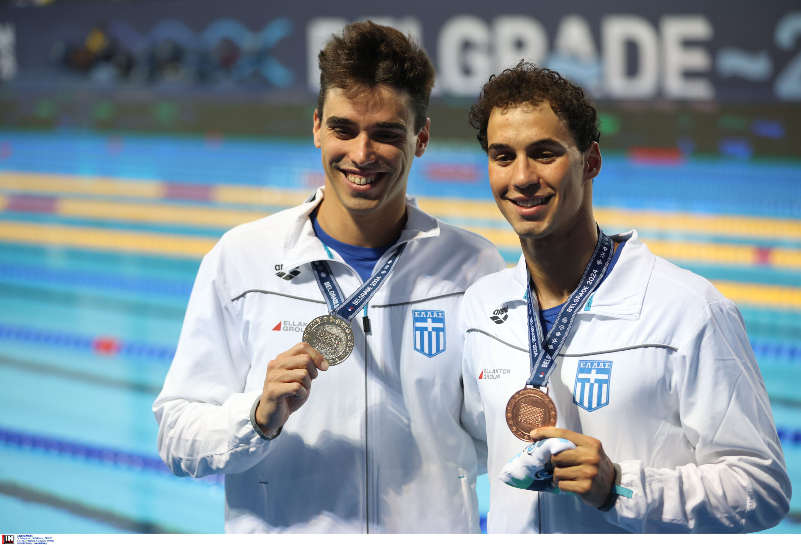 Ευρωπαϊκό υγρού στίβου – Βελιγράδι 2024: Ανίκητο ζευγάρι Χρήστου και Μακρυγιάννης, χρυσό και ασημένιο στα 100μ. ύπτιο