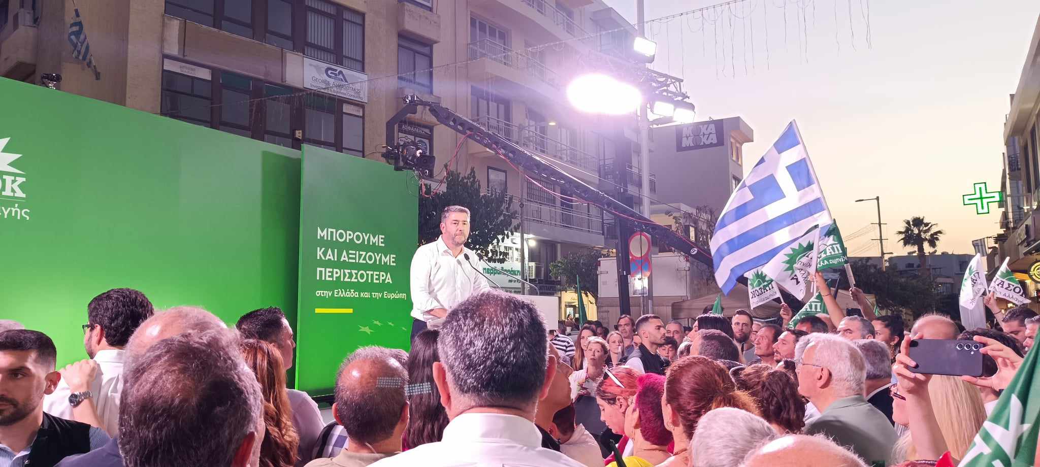 Νίκος Ανδρουλάκης από Ηράκλειο: ζήτησε ανατροπή των συσχετισμών και “πρασίνισμα” της Κρήτης