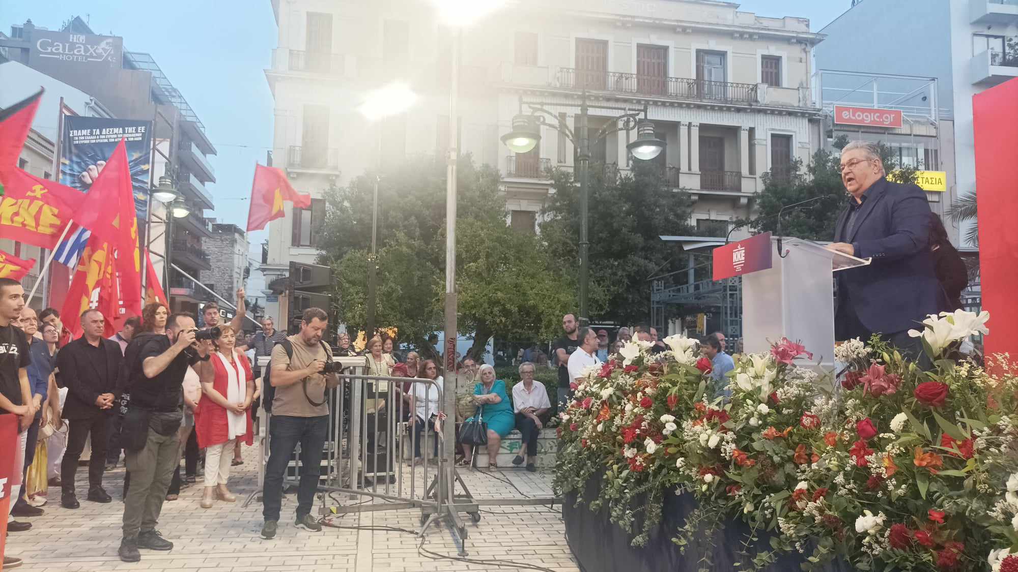 Πάτρα – Δημ. Κουτσούμπας: «Να πέσει περισσότερο κόκκινο στην κάλπη των ευρωεκλογών»