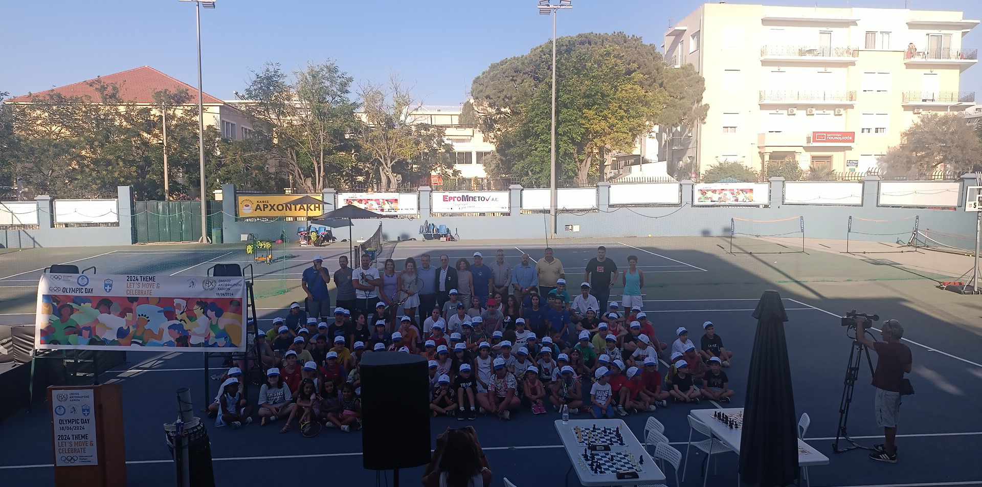 Τα Χανιά γιόρτασαν την Ολυμπιακή Ημέρα στις εγκαταστάσεις του Ομίλου Αντισφαίρισης Χανίων