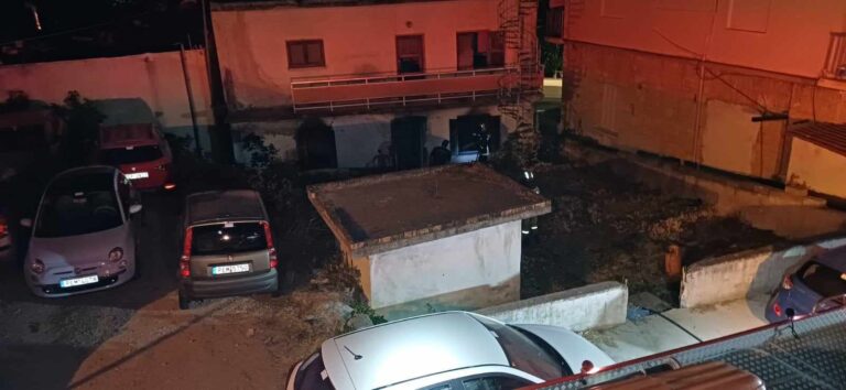 Χανιά: Συναγερμός τη νύχτα απο πυρκαγιά σε διώροφη μονοκατοικία