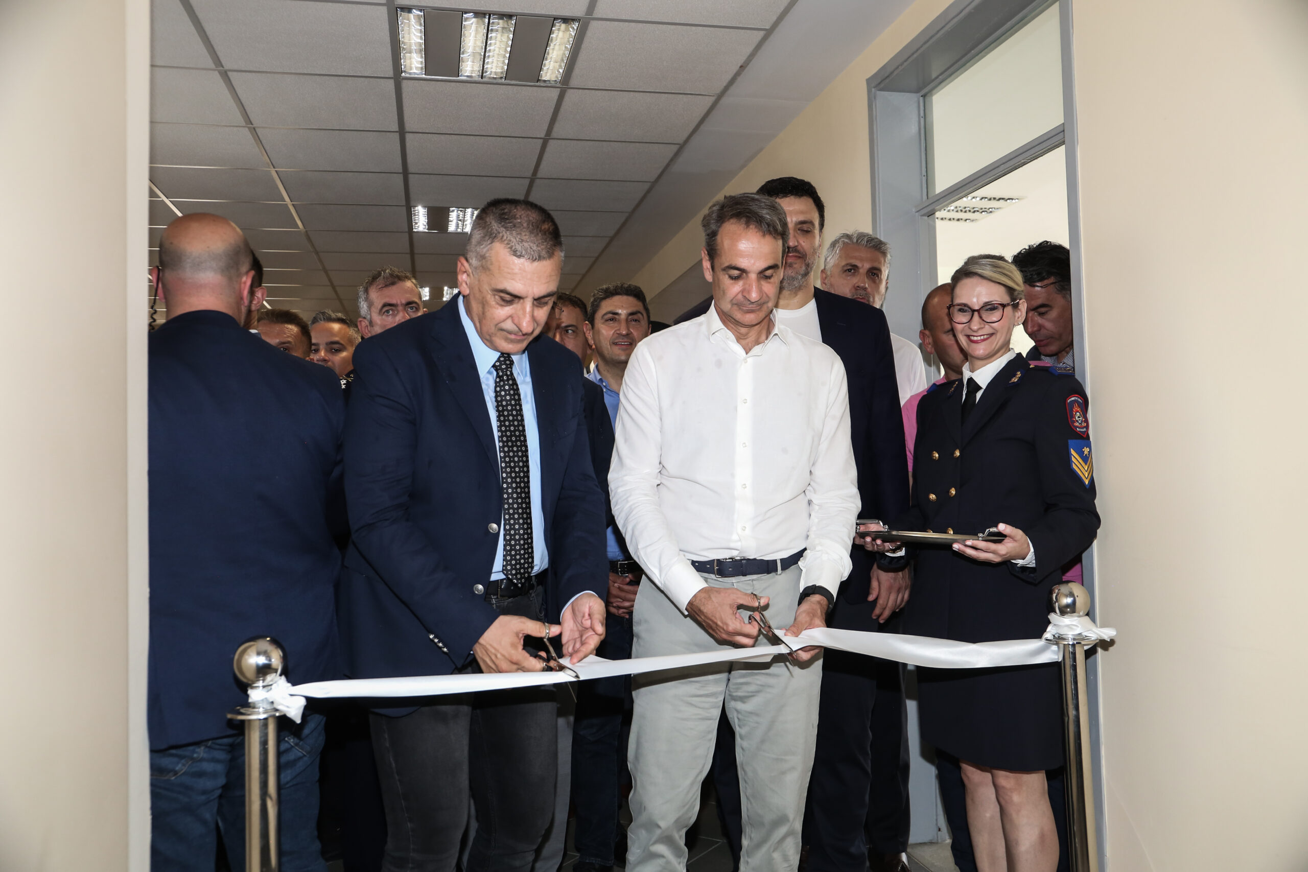 Ο πρωθυπουργός εγκαινίασε το νέο επιχειρησιακό κέντρο πολιτικής προστασίας Θεσσαλίας – Αυτοψία Μητσοτάκη στο ΟΑΚΑ