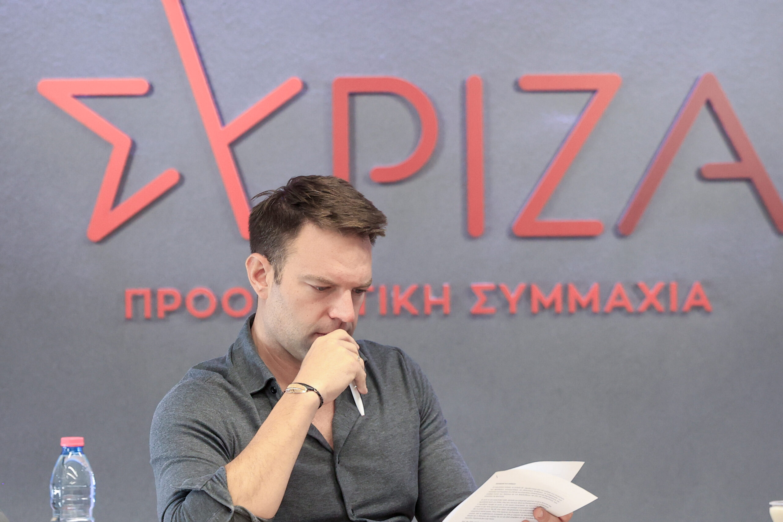 [370268] ΣΥΝΕΔΡΙΑΣΗ ΤΟΥ ΕΚΤΕΛΕΣΤΙΚΟΥ ΓΡΑΦΕΙΟΥ ΤΟΥ ΣΥΡΙΖΑ - ΠΣ (ΓΙΩΡΓΟΣ ΚΟΝΤΑΡΙΝΗΣ / EUROKINISSI)
