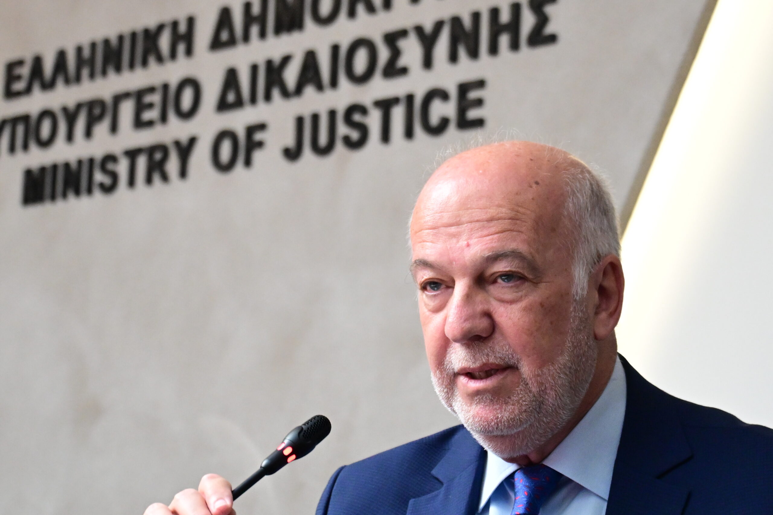 [370312] ΣΥΝΕΝΤΕΥΞΗ ΤΥΠΟΥ ΤΟΥ ΥΠΟΥΡΓΟΥ ΔΙΚΑΙΟΣΥΝΗΣ ΓΙΩΡΓΟΥ ΦΛΩΡΙΔΗ    (ΚΩΣΤΑΣ ΤΖΟΥΜΑΣ/EUROKINISSI)