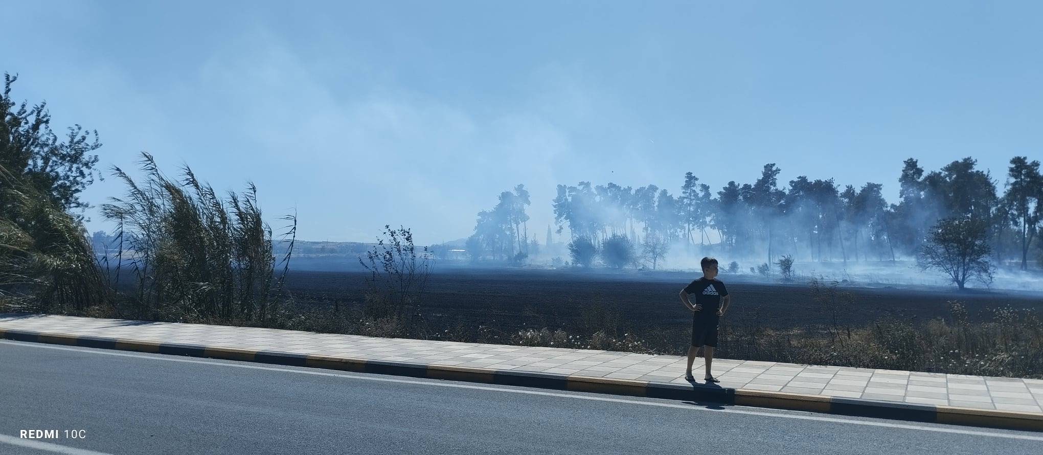 Υπο έλεγχο η φωτιά στον Αγιο Θωμά Λάρισας