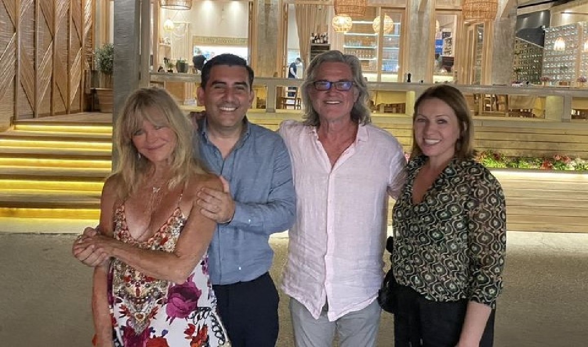 Kurt Russel και Goldie Hawn στη Σκιάθο για διακοπές