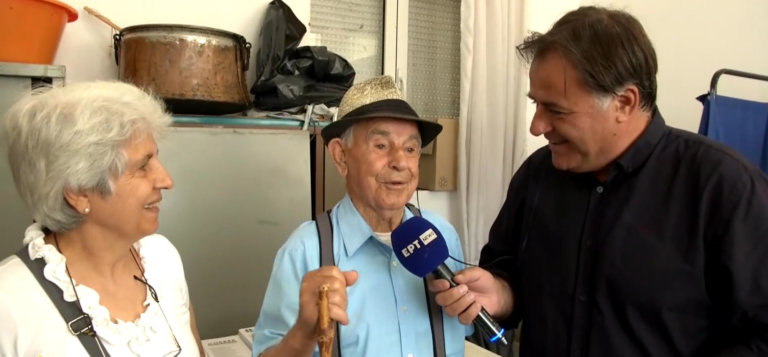 Σέρρες: 99χρονος ψηφοφόρος καλεί τους νέους να προσέλθουν στις κάλπες