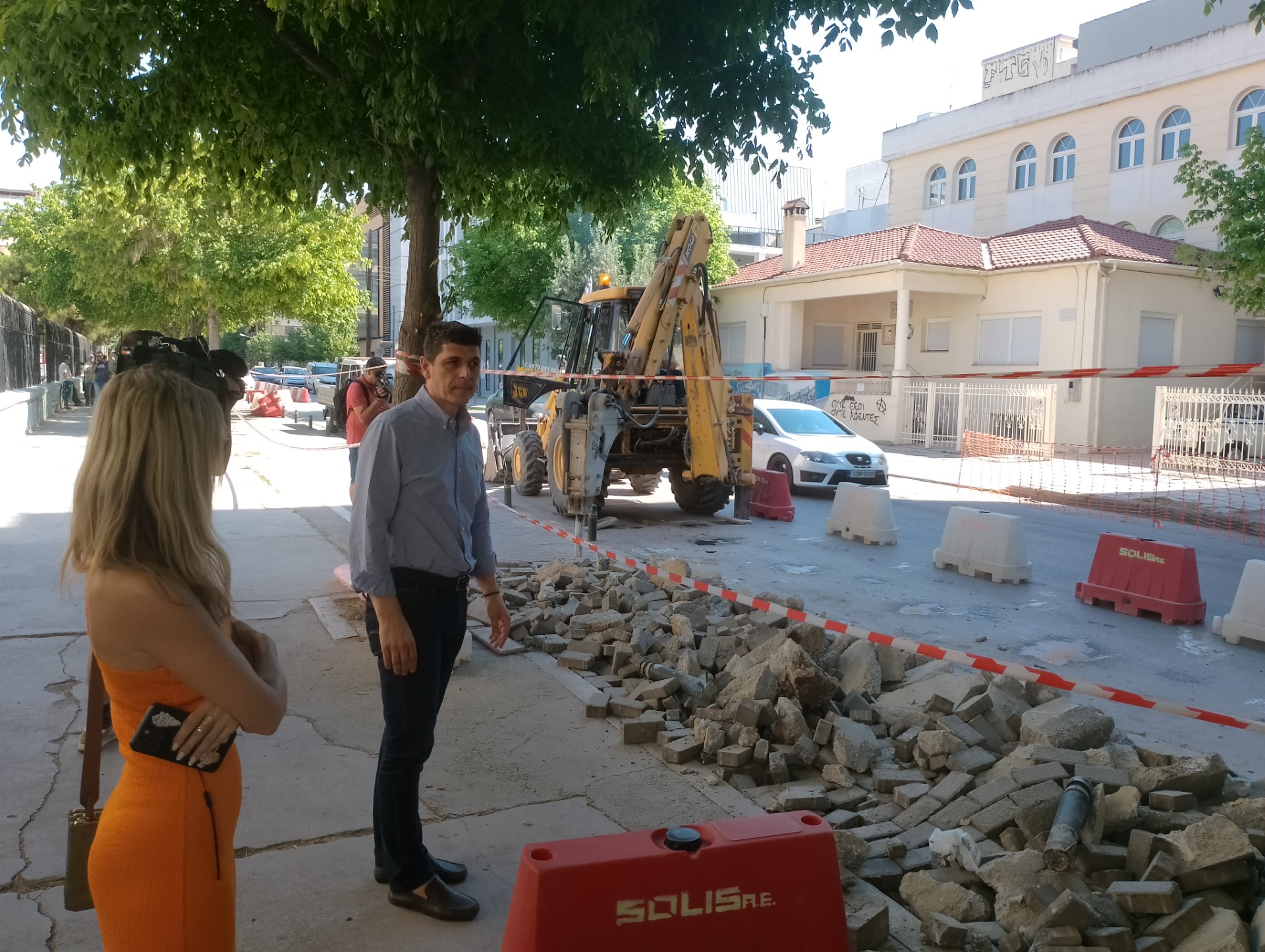 Λάρισα: Πρεμιέρα για τα έργα ανακατασκευής στην οδό Ανθίμου Γαζή – Σε ισχύ κυκλοφοριακές ρυθμίσεις