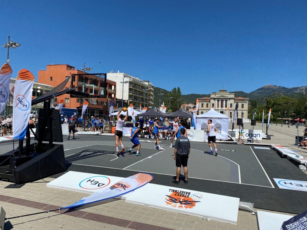 Σε εξέλιξη το ΔΕΗ 3 on 3 Street Basketball της Τρίπολης