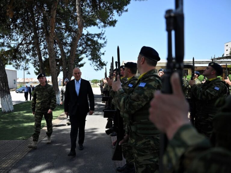 Ο Ν. Δένδιας στο 308ο ΠΕΒ στον Εύοσμο  Θεσσαλονίκης: Θα φέρουμε τις Ένοπλες Δυνάμεις μας σε ένα επίπεδο ισχύος που δεν έχουμε ξαναδεί στη χώρα