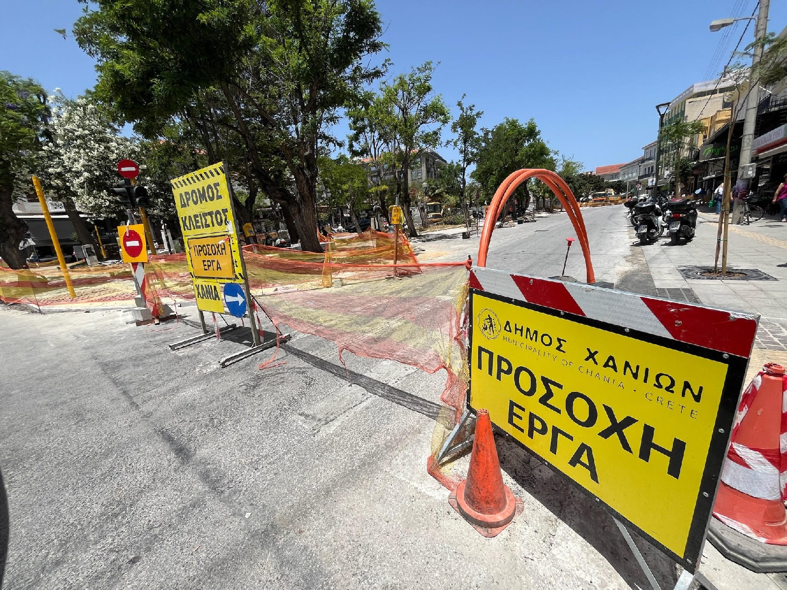 Χανιά: Κλειστή κεντρική οδός – έξοδος της πόλης για πέντε ημέρες – Έργα από την ΔΕΥΑΧ