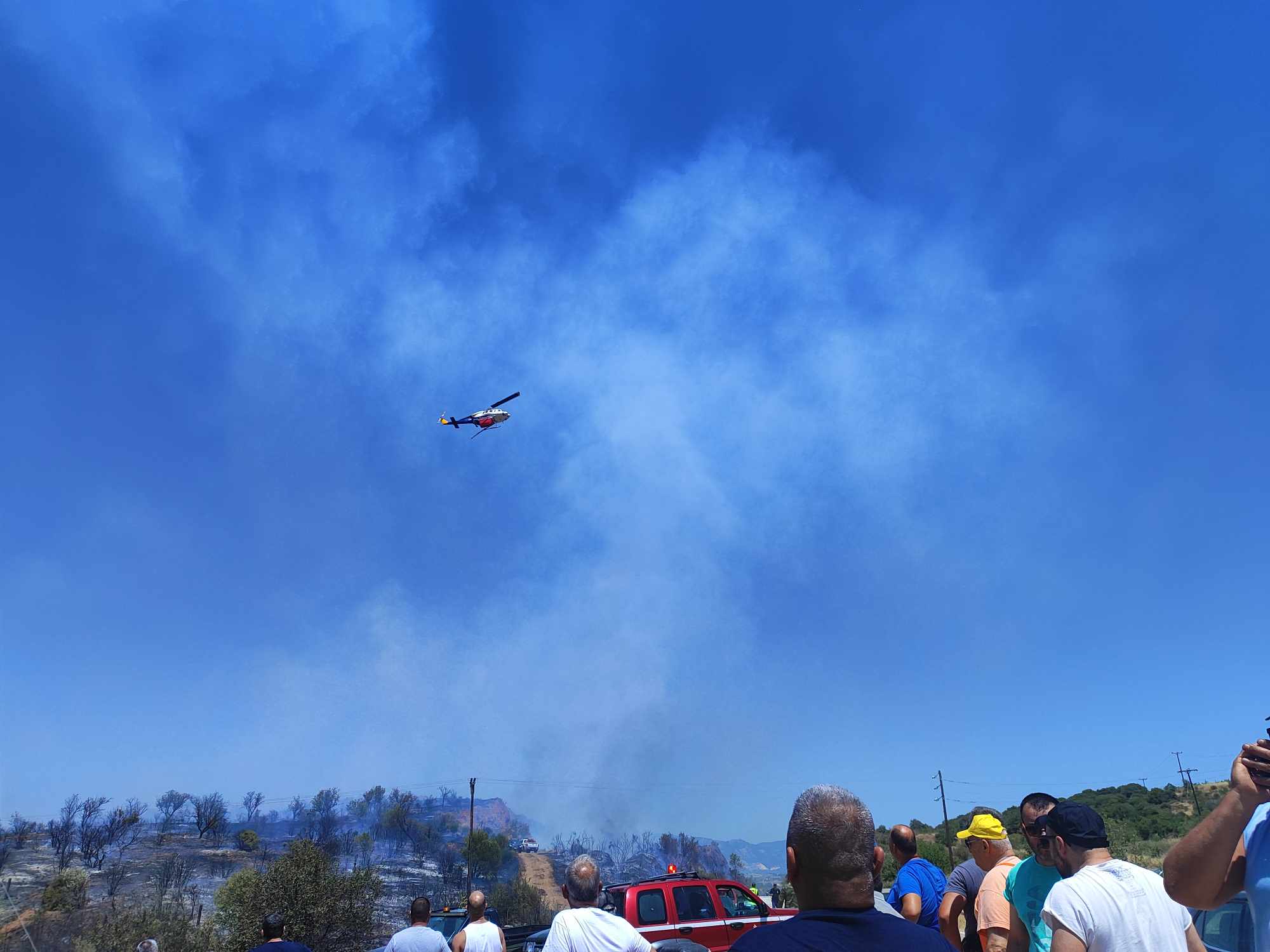 Υπό έλεγχο η φωτιά στην Ξυλαγανή Ροδόπης