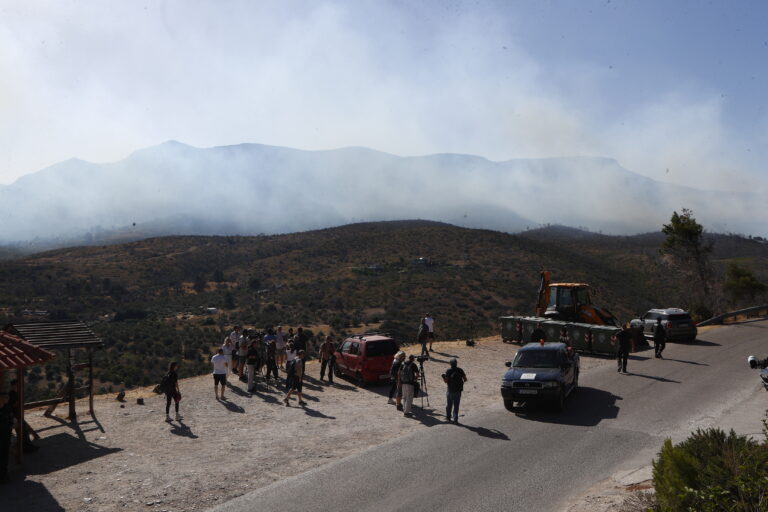 Φωτιά στην Πάρνηθα: Διαψεύδει ο ΔΕΔΔΗΕ ότι οι φλόγες ξεκίνησαν από πυλώνες