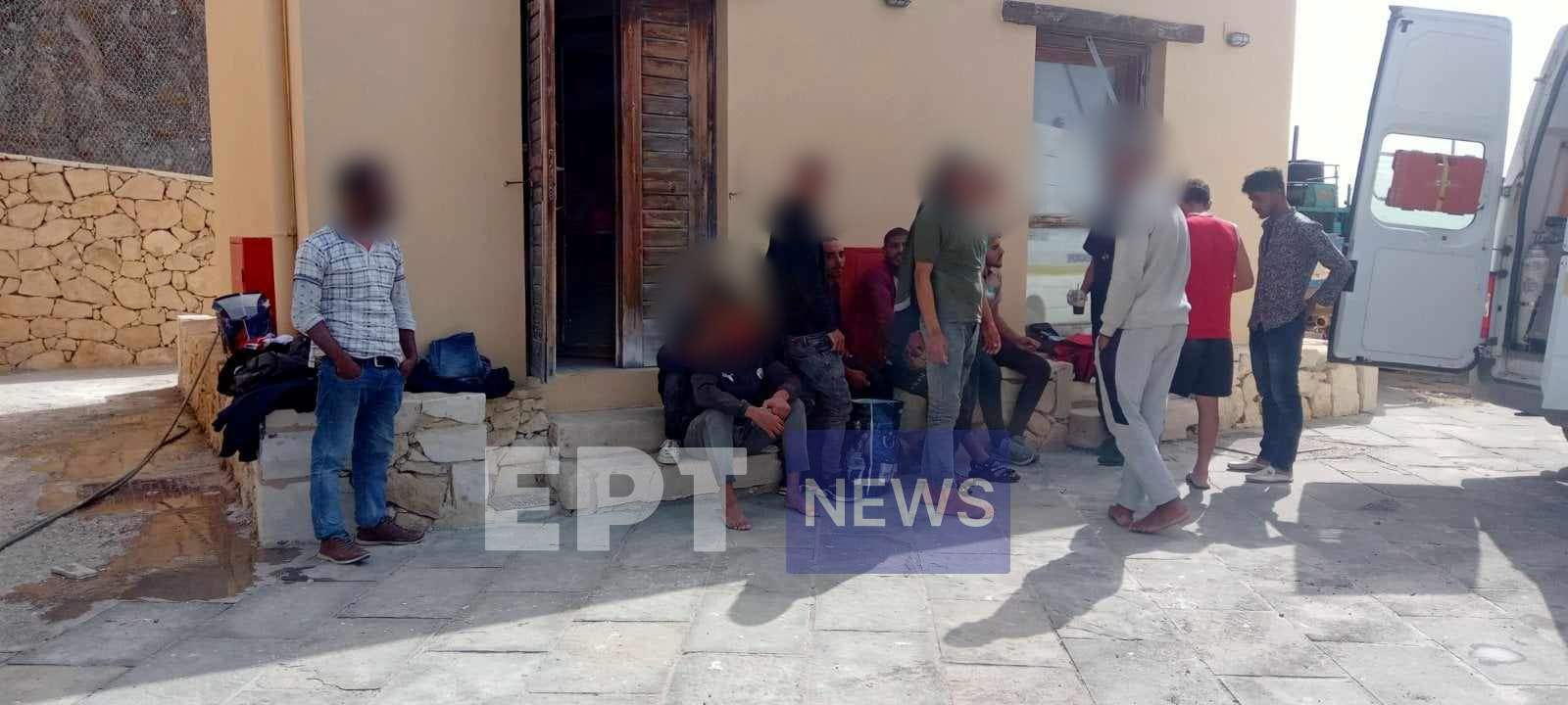 Γαύδος: Εντοπίστηκαν 22 μετανάστες στην παραλία Τρυπητή