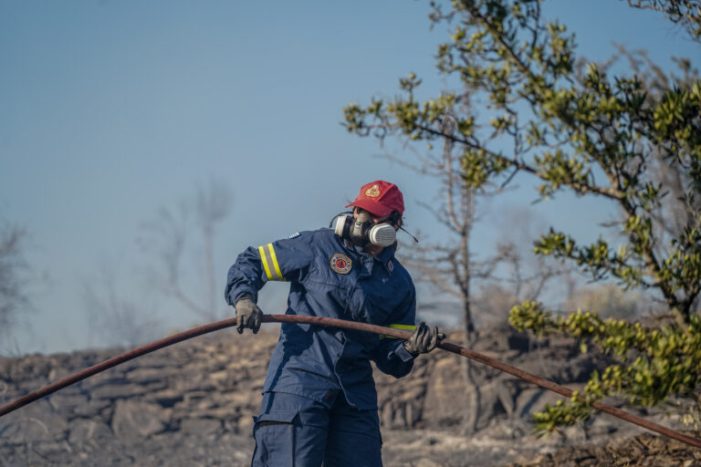 Φωτιά στη Λαμία, στην περιοχή Καμηλόβρυση